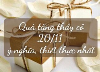 Tổng hợp các quà tặng thầy cô ý nghĩa nhân ngày Nhà giáo Việt Nam 20/11