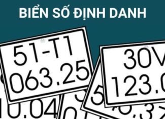 Biển số định danh áp dụng từ ngày 15/08/2023