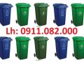 Thùng rác sinh hoạt giá rẻ hiện nay, thanh lý thùng rác 120l 240l giá rẻ tại tiền giang