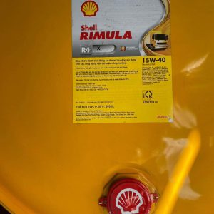 Dầu nhớt Shell Rimula R4X 15W40 209l chính hãng, Giá tốt – Dầu Nhớt Bách Khoa.