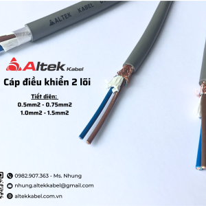 Phân phối cáp điều khiển 2 lõi Altek Kabel