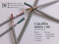 Cáp điều khiển 7 core Altek Kabel lõi đồng mềm