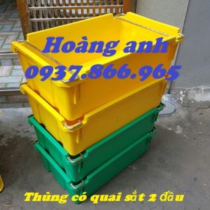 Thùng có quai sắt 2 đầu, thùng cơ khí , khay có quai sắt đảm bảo chất lượng