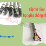 Cáp tín hiệu, cáp điều khiển có giáp chống nhiễu, lõi đồng