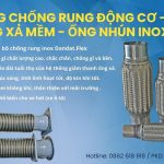 Khớp nối inox chống rung, khớp nối giảm chấn máy phát điện, khớp nối inox chịu nhiệt