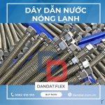 Dây dẫn nước, dây cấp nước inox nóng lạnh, dây dẫn nước mềm inox, ống mềm cấp nước inox 304