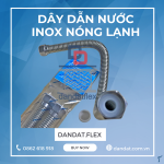 Dây dẫn nước, dây cấp nước inox nóng lạnh, dây dẫn nước mềm inox, ống mềm cấp nước inox 304