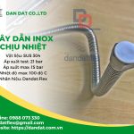 Dây dẫn nước nóng lạnh, dây cấp nước inox chịu nhiệt, ống mềm cấp nước inox ren trong