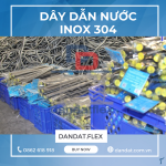 Dây dẫn nước, dây cấp nước inox nóng lạnh, dây dẫn nước mềm inox, ống mềm cấp nước inox 304