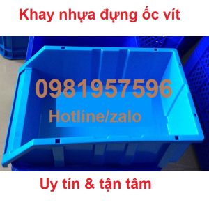 Khay nhựa đựng ốc vít nhựa nguyên sinh đập không vỡ