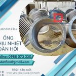 Khớp nối mềm nối bích chịu nhiệt, khớp nối chống rung inox, khớp nối mềm máy nén khí