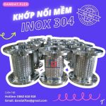 Khớp nối mềm công nghiệp,khớp nối mềm inox 304, khớp chống rung kim loại