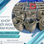 Khớp nối mềm kim loại, khớp nối mềm inox chịu nhiệt, khớp nối chống rung máy phát điện