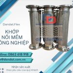 Khớp nối mềm kim loại, khớp nối mềm inox chịu nhiệt, khớp nối chống rung máy phát điện