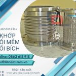 Khớp nối ren công nghiệp, khớp nối mềm inox 304, khớp nối mềm inox dẫn hóa chất, flexible hose