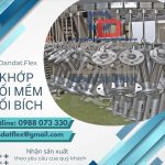 Khớp nối mềm nối bích chịu nhiệt, khớp nối chống rung inox, khớp nối mềm máy nén khí