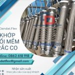 Khớp nối mềm kim loại, khớp nối mềm inox chịu nhiệt, khớp nối chống rung máy phát điện