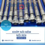 Khớp nối mềm inox nối bích,khớp nối ren công nghiệp,khớp nối chống rung máy phát điện