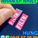 ⭐️✅【Nhãn ép nhiệt HƯNG THANH】đơn vị tiên phong trong lĩnh vực in ấn ✨✅