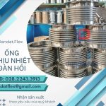 Khớp nối ren công nghiệp, khớp nối mềm inox 304, khớp nối mềm inox dẫn hóa chất, flexible hose