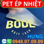 ⭐️✅【Nhãn ép nhiệt HƯNG THANH】đơn vị tiên phong trong lĩnh vực in ấn ✨✅