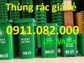 Thùng rác nhựa bán chạy nhất miền tây, thùng rác 120l 240l 660l, thùng rác giá tốt- lh 0911082000