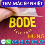 ⭐️✅【Nhãn ép nhiệt HƯNG THANH】đơn vị tiên phong trong lĩnh vực in ấn ✨✅