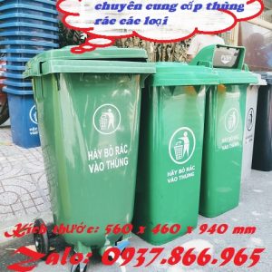 Thùng rác 120l có vòi, thùng ủ rác hữu cơ, thùng rác