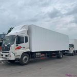 Xe DongFeng thùng Pallet điện tử 6T9 thùng dài 9m7