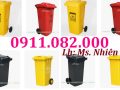 Bán thùng rác 120l 240l giá rẻ tại tiền giang- thùng rác dày dặn, bền màu- lh 0911082000