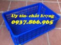 Thùng nhựa rỗng- khay nhựa hở, sọt công nghiệp