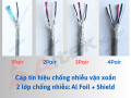 Cáp tín hiệu vặn xoắn AWG chống nhiễu Al Foil