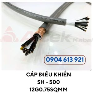 Cáp điện 12 lõi, cáp điều khiển chống nhiễu 12×0.75mm Altek Kabel SH-17512