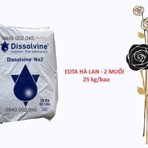 Dissolvine Na2 – Nguyên liệu edta khử kim loại nặng