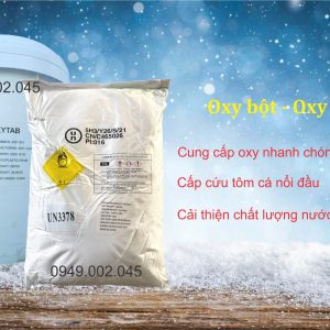 Oxy bột, Oxy viên – Cung cấp oxy nhanh chóng cho tôm, cá trong ao nuôi