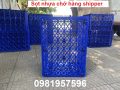 Sọt nhựa chở hàng xe máy, sọt đựng hàng shipper, giỏ đựng hàng shipper, sọt nhựa shipper