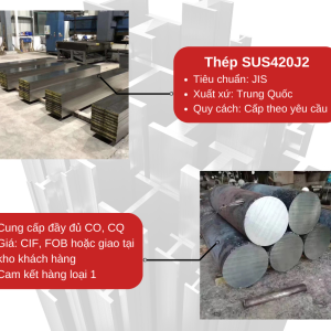 Thép chế tạo SUS420J2 – Unico Steel