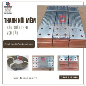 Thanh cái đồng mềm, Dây đồng bện mạ thiếc, Khớp nối mềm busbar