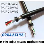 Cáp truyền thông RS485 vặn xoắn chống nhiễu 2 pair 24AWG Altek Kabel