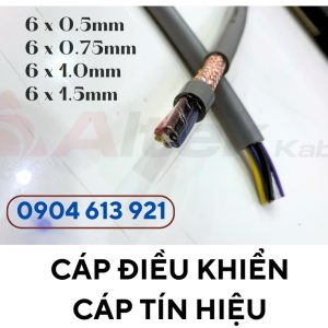 Cáp điều khiển 7 lõi, cáp tín hiệu 7×0.5mm Altek Kabel CT-10107