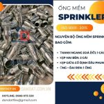 Ống mềm sprinkler, ống nối đầu phun chữa cháy, dây nối mềm inox cho sprinkler