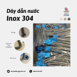 Dây dẫn nước nóng lạnh inox 304, Dây dẫn nước inox chịu nhiệt, Dây cấp nước nóng lạnh vòi Lavabo, Dây mềm nối đầu phun Sprinkler