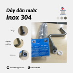 Dây dẫn nước nóng lạnh inox 304, Dây dẫn nước inox chịu nhiệt, Dây cấp nước nóng lạnh vòi Lavabo, Dây mềm nối đầu phun Sprinkler