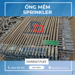 Ống inox dẫn nước chữa cháy, ống nối đầu phun sprinkler, dây mềm cấp nước đầu phun chữa cháy