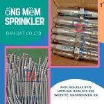 Ống nối đầu phun sprinkler,ống mềm chữa cháy, ống mềm sprinkler dùng trong PCCC