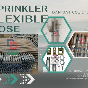 Khớp nối mềm cấp nước đầu phun Sprinkler, ống mềm chữa cháy, thiết bị PCCC