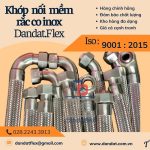 Khớp nối mềm chống rung, khớp nối mềm inox chịu nhiệt, khớp nối mềm công nghiệp