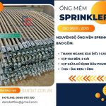 Ống mềm sprinkler, ống nối đầu phun chữa cháy, dây nối mềm inox cho sprinkler