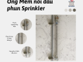 Ống nối mềm cứu hỏa | Ống mềm inox nối đầu phun Sprinkler | Ống mềm Sprinkler PCCC | Ống mềm dẫn nước inox