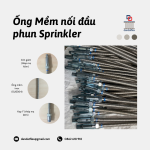 Ống nối mềm cứu hỏa | Ống mềm inox nối đầu phun Sprinkler | Ống mềm Sprinkler PCCC | Ống mềm dẫn nước inox